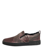 Multicolor Cotton Low Top Slip On Men Sneakers Shoes