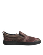 Multicolor Cotton Low Top Slip On Men Sneakers Shoes
