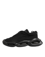 Black Lace Up Wave Low Top Men Sneaker Shoes