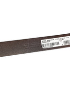 Brown Classic Gold Metal Logo Buckle Men Belt