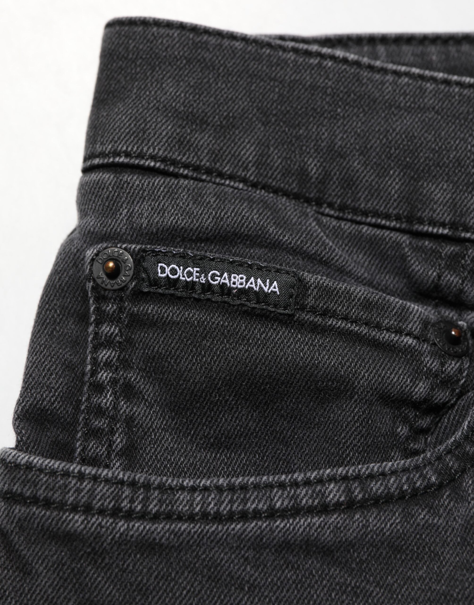Dark Gray Cotton Stretch Denim Trouser Jeans