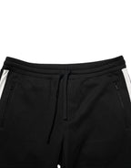 Black Cotton Jogger Sweatpants Trouser Pants