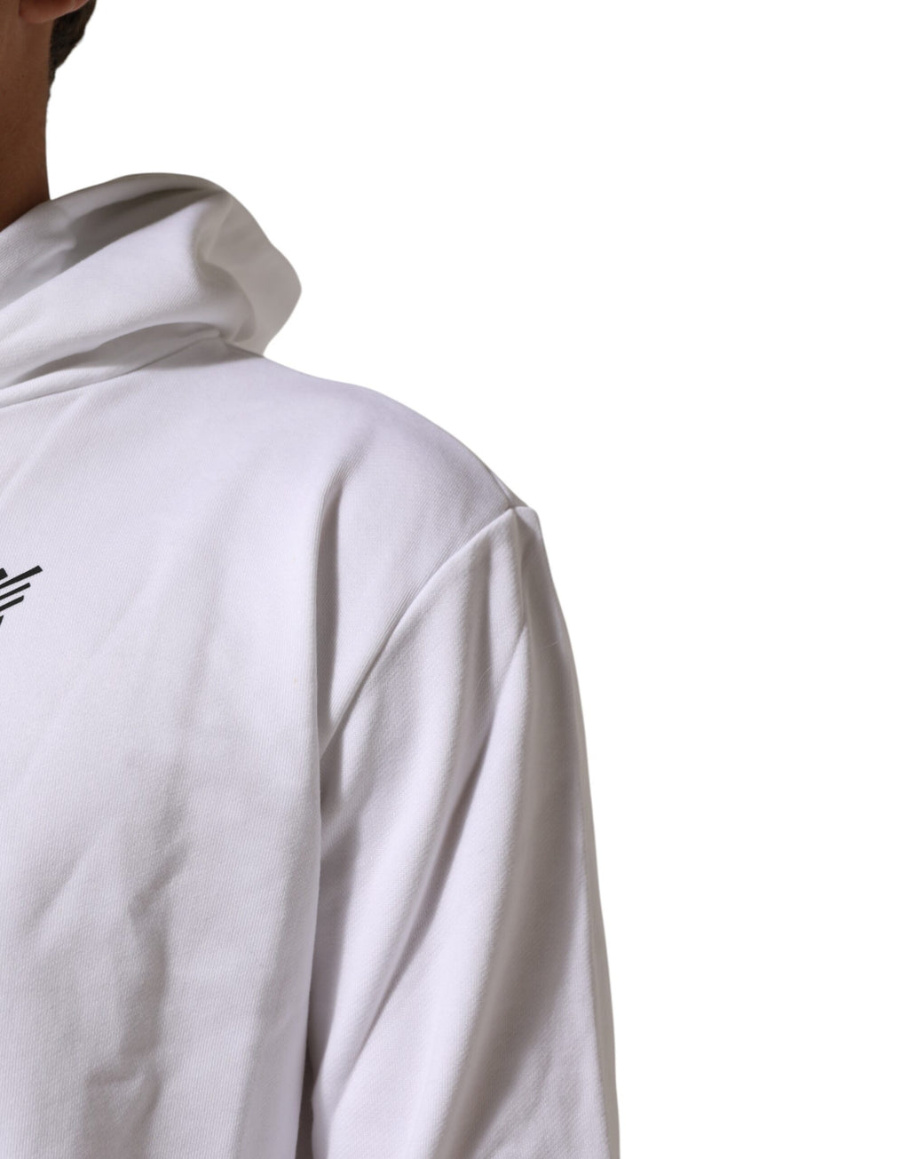 White Sacred Heart Hooded Sweatshirt Sweater