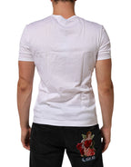 White Cotton Crew Neck Underwear Tee T-shirt
