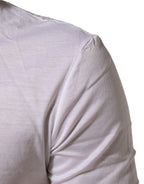 White Cotton Crew Neck Underwear Tee T-shirt