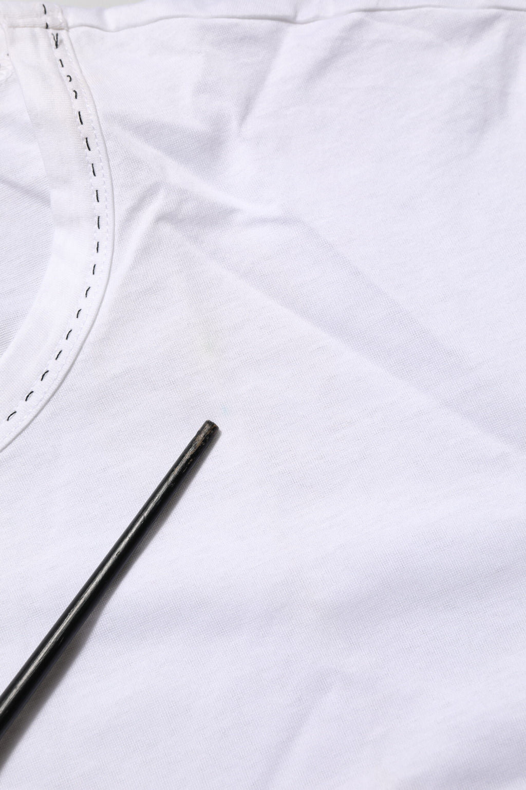 White Cotton Crew Neck Underwear Tee T-shirt