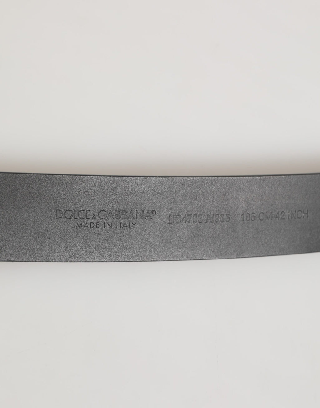 Black Leather Classic Metal Buckle Men Belt