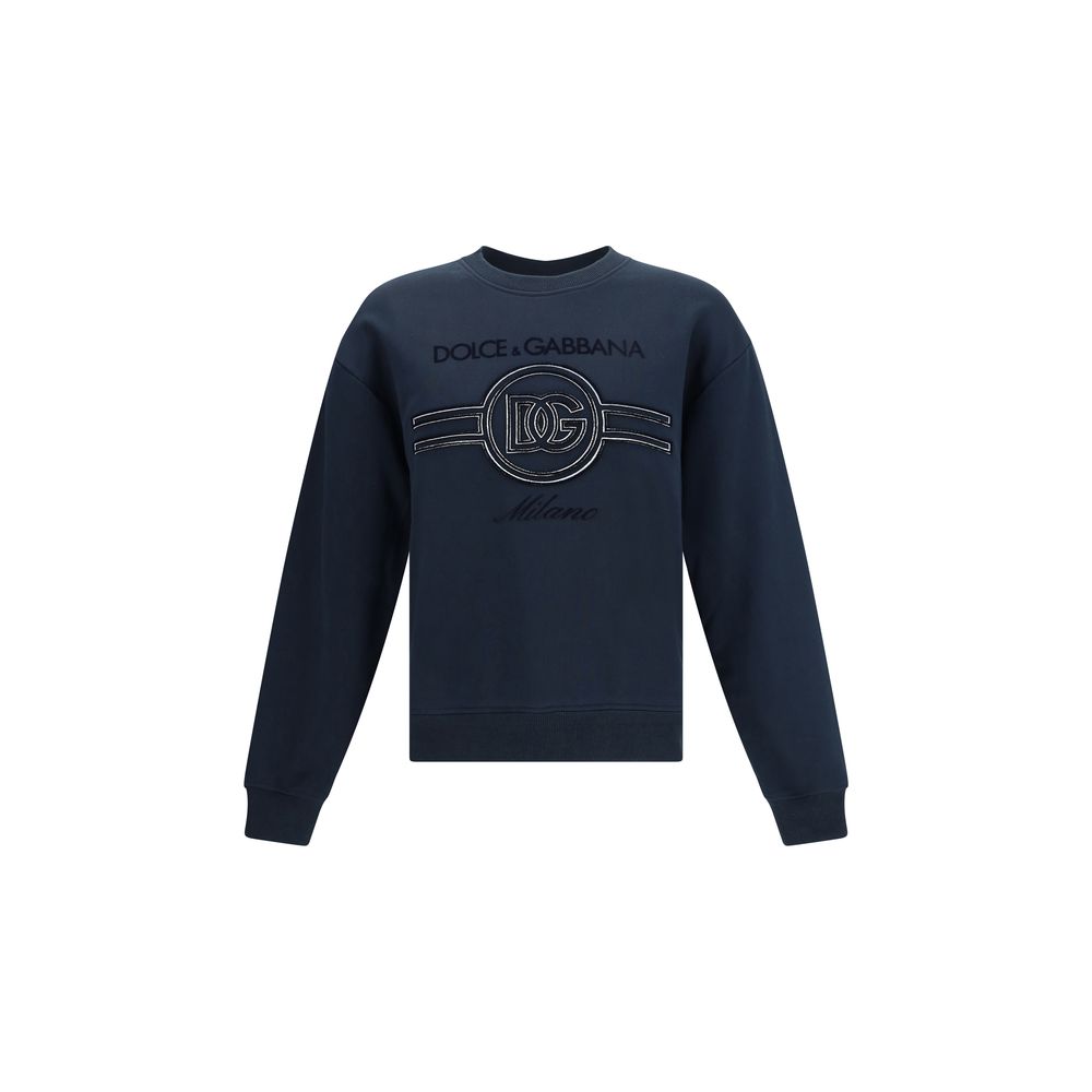 Blue Cotton Sweatshirt