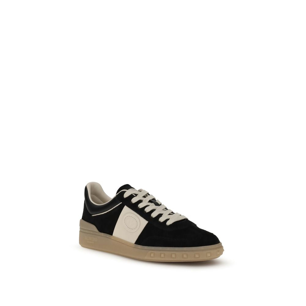 Black Calf Leather Bos Taurus Low Top Sneakers