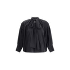 Black Silk Blouse