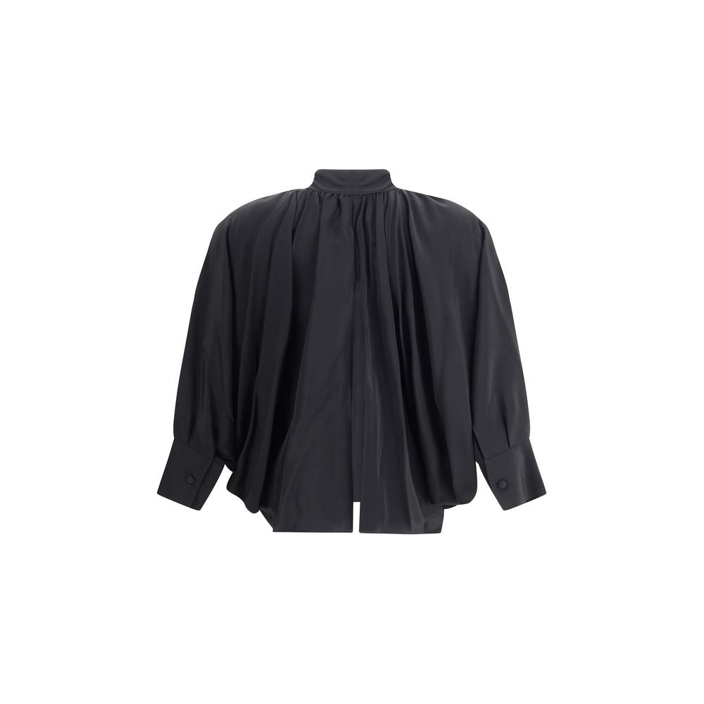 Black Silk Blouse