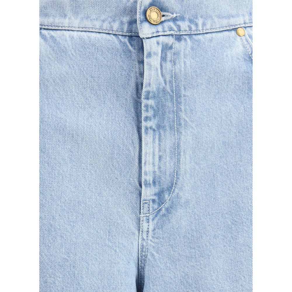 Blue Cotton Jeans Denim