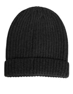 Black Cashmere Knitted Beanie Men Capello Hat
