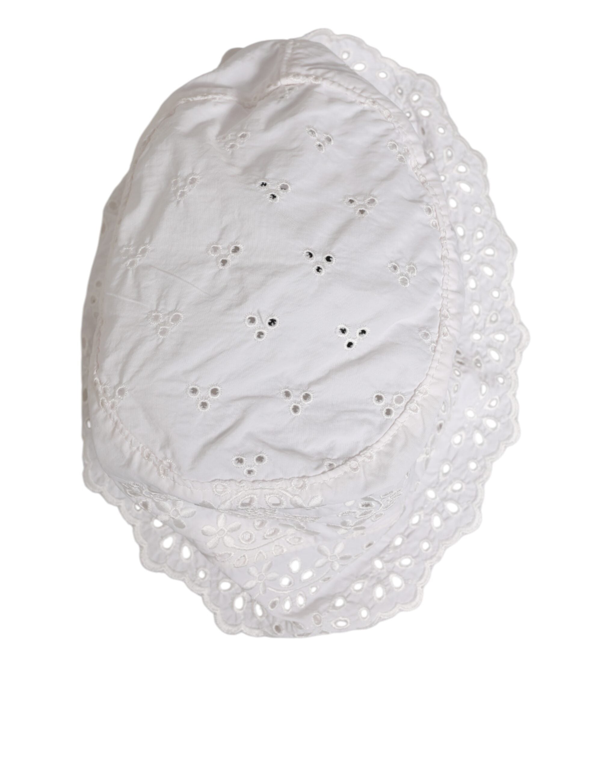 White Nylon Cut Out Bucket Logo Capello Hat