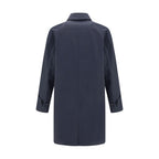 Blue Cotton Coat