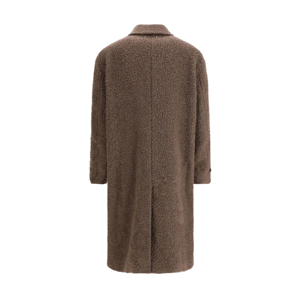 Brown Viscose Coat