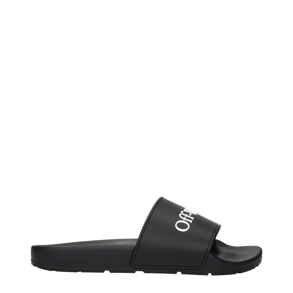 Black Cotton Slippers