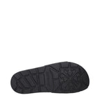 Black Cotton Slippers