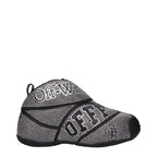 Black Cotton Sneakers