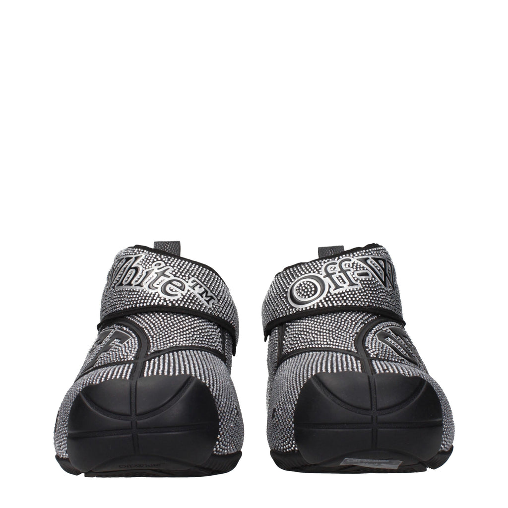 Black Cotton Sneakers