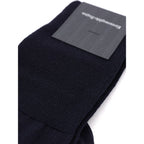 Navy Blue Wool Socks