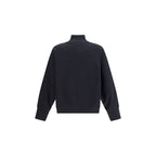 Black Cotton Sweatshirt