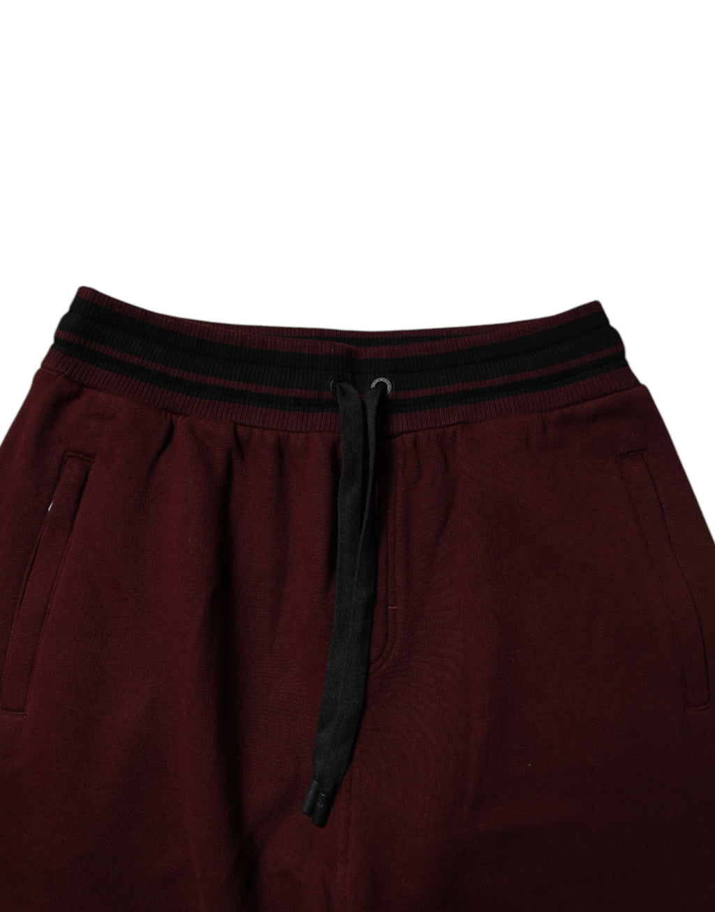Maroon Cotton Men Jogger Sweatpants Pants