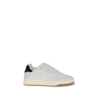 White Calf Leather Bos Taurus Low Top Sneakers