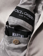 Light Gray Wool 2 Piece MARTINI Formal Suit