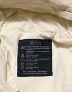 Beige Corduroy Cotton Straight Men Trouser Pants