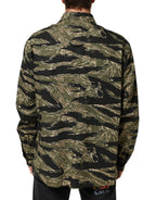 Multicolor Camouflage Cotton Casual Shirt