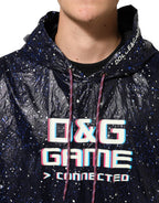 Blue D&G Game Hooded Men Sweatshirt Sweater