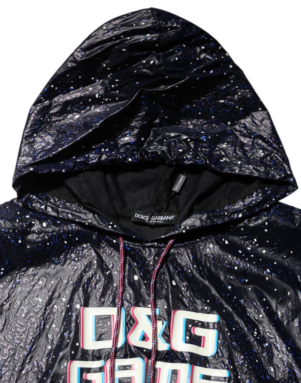 Blue D&G Game Hooded Men Sweatshirt Sweater