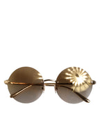 DG2228 Gold Plated Round Lenses Shades Eyewear Sunglasses