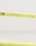 DG4324 Yellow Framed Mirrored Lenses Eyewear Sunglasses