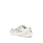 White Calf Leather Bos Taurus Athletic Sneakers