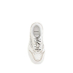 White Calf Leather Bos Taurus Athletic Sneakers