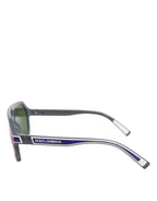 Blue Acetate Aviator Shades Eyewear Sunglasses