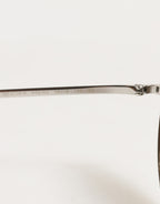 DG2215K Silver Metal Round Shades Eyewear Sunglasses