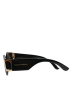 DG4396 Gray Gradient Black Irregular Frame Sunglasses