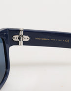 Blue Acetate Frame Polarized Lenses Sunglasses