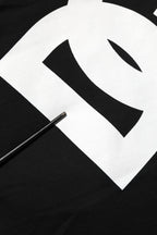 Black DG Logo Cotton Jogger Sweatpants Pants