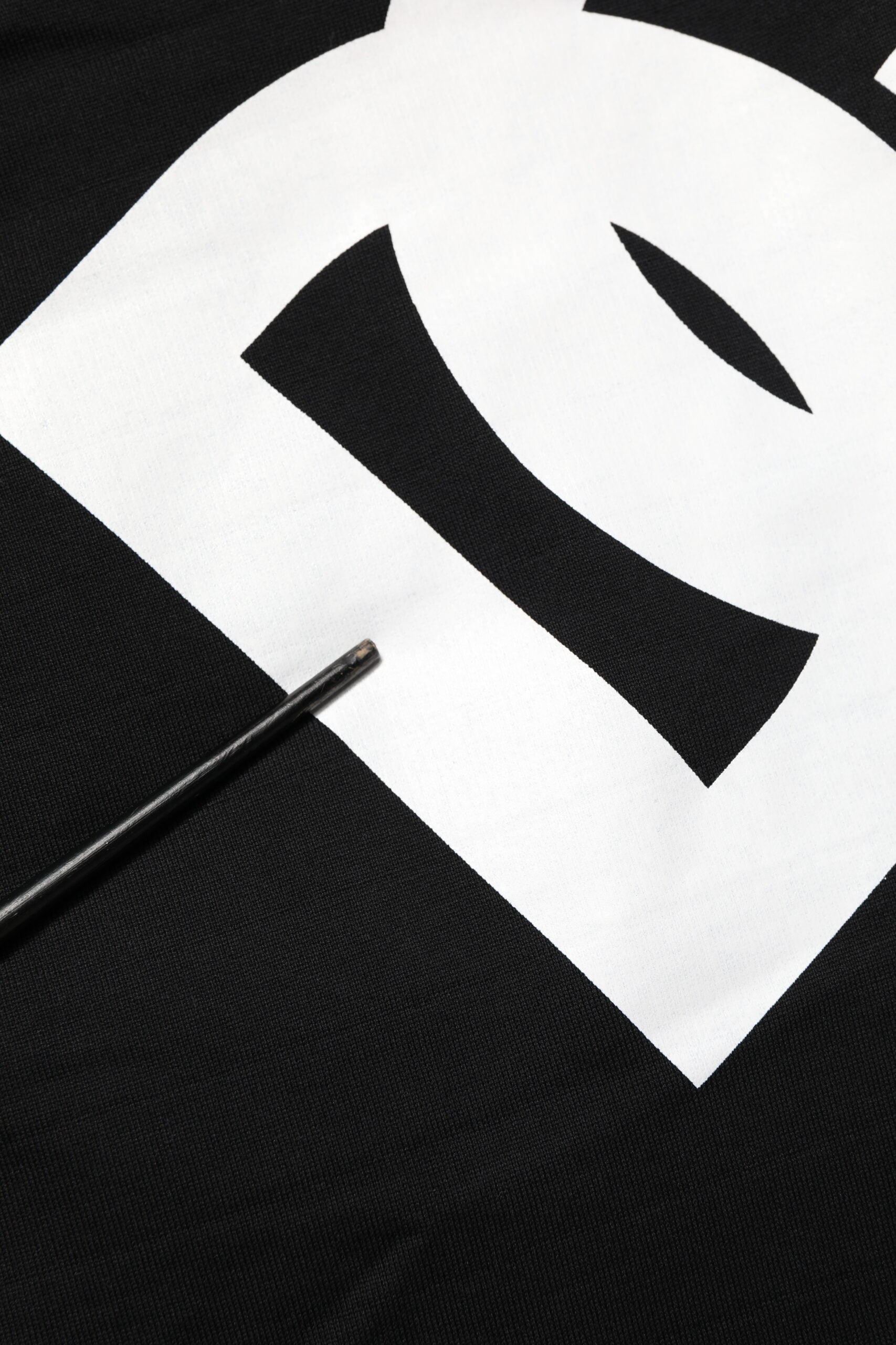 Black DG Logo Cotton Jogger Sweatpants Pants