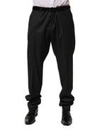Black Wool Formal Dress Men Trouser Pants
