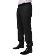 Black Wool Formal Dress Men Trouser Pants