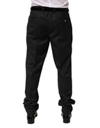 Black Wool Formal Dress Men Trouser Pants