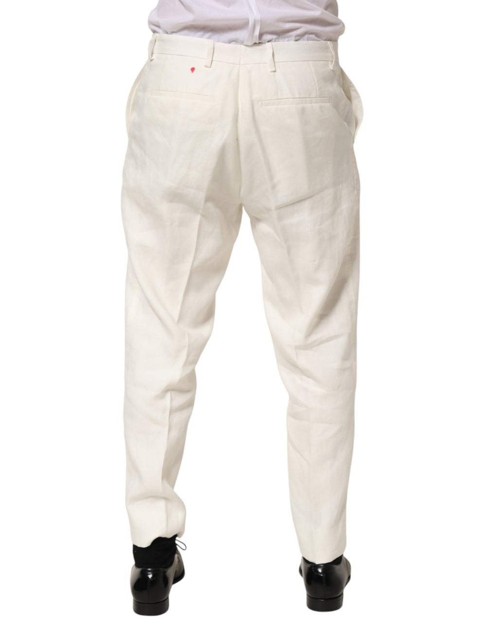White Linen Formal Dress Men Trouser Pants