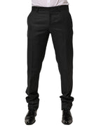 Black Wool Formal Dress Men Trouser Pants