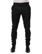 Black Cotton Formal Dress Men Trouser Pants