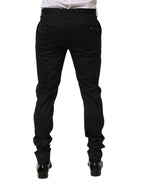 Black Cotton Formal Dress Men Trouser Pants